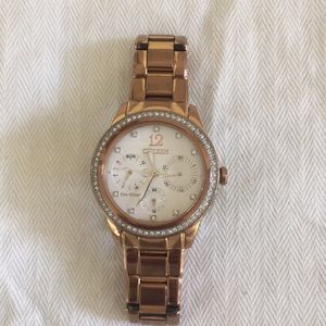Rose Gold Colored Citizen Watch